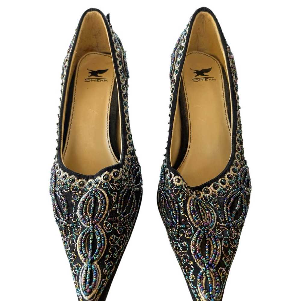 Shiekh beaded embroidered heels - image 1