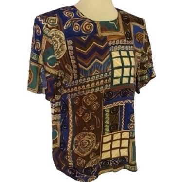 Vintage wild 80s tunic - image 1