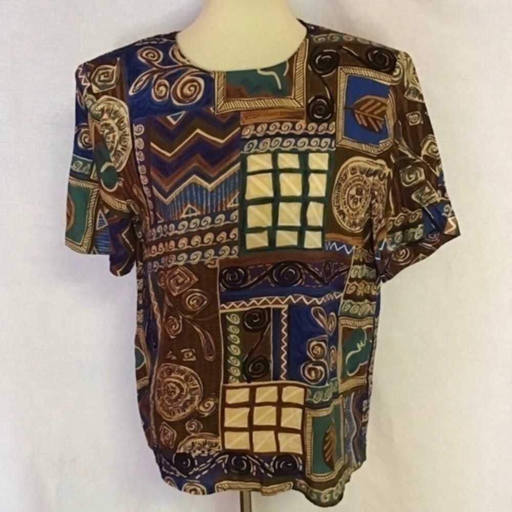 Vintage wild 80s tunic - image 5