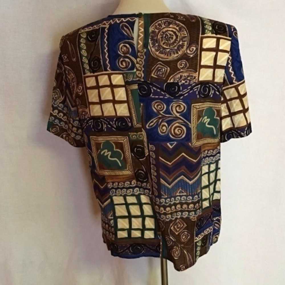 Vintage wild 80s tunic - image 8