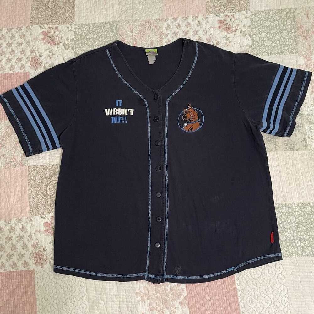 Vintage Cartoon Network Scooby Doo Baseball Jerse… - image 3