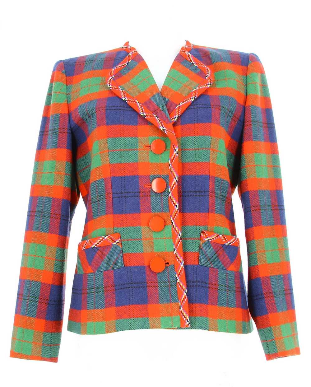 Yves Saint Laurent checked jacket - image 1