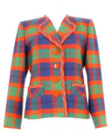 Yves Saint Laurent checked jacket - image 1