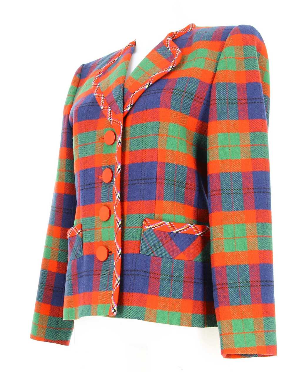 Yves Saint Laurent checked jacket - image 2