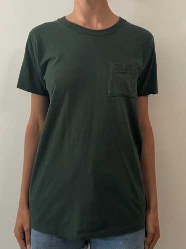 70s Forest Green Pocket tee