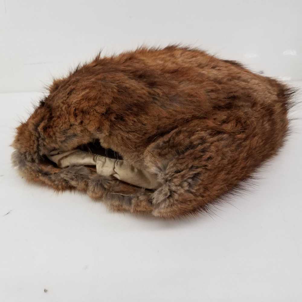 Beaver Fur Hand Warmer, Fox Fur Cuffs, Faux Fur C… - image 2