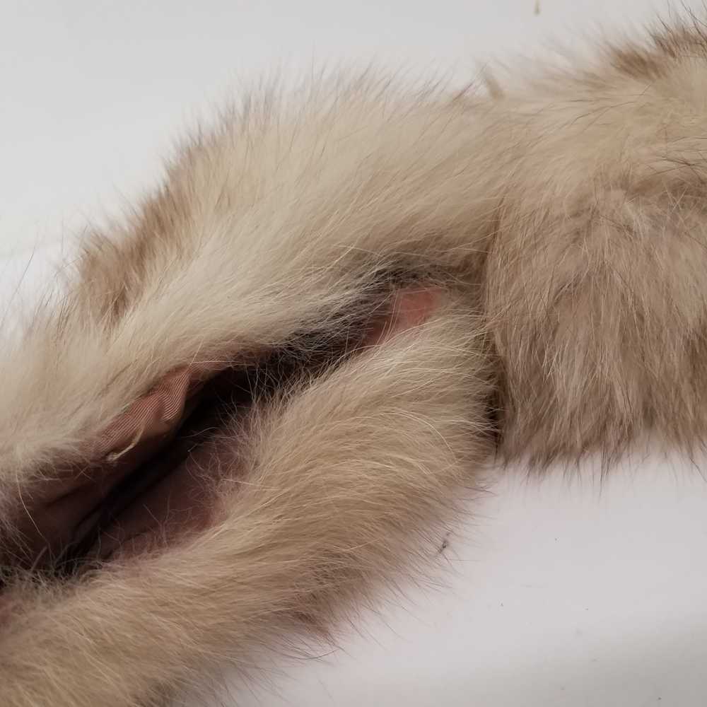 Beaver Fur Hand Warmer, Fox Fur Cuffs, Faux Fur C… - image 3