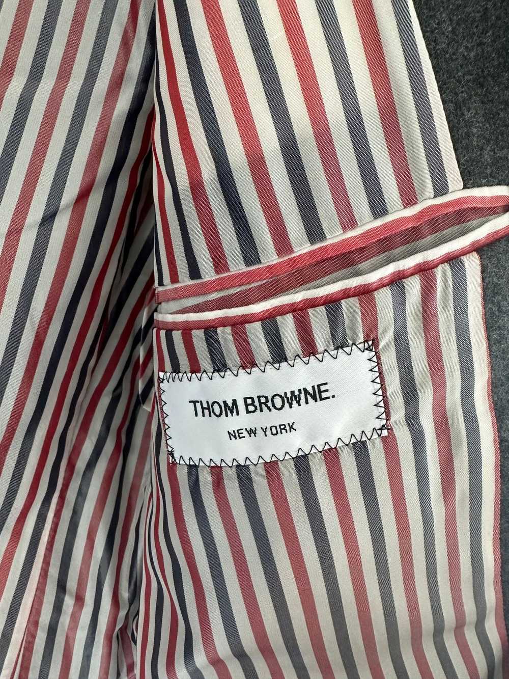 Thom Browne Norfolk High-Break Overcoat - image 4