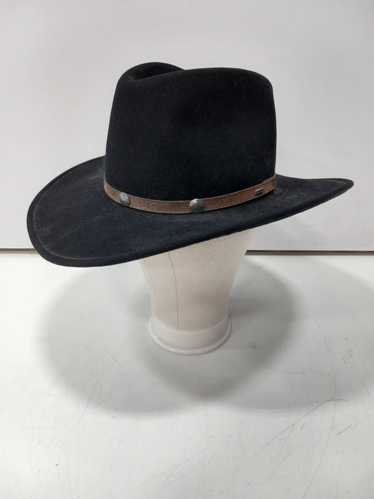 Stetson Fremont 100% Wool Black Crushable Hat-Sz L