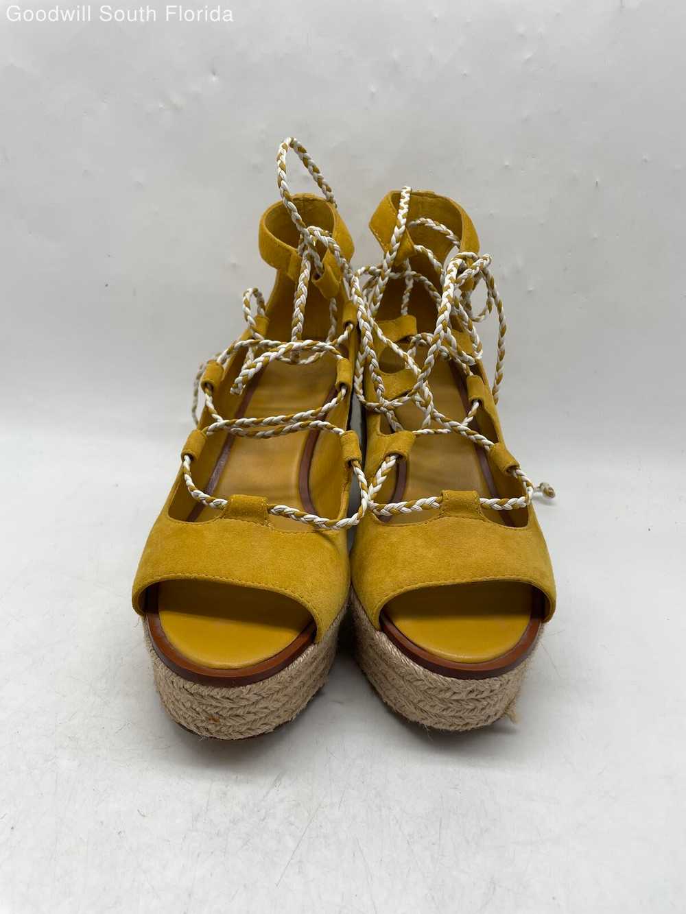 Tory Burch Womens Yellow Shoes Size 10 - image 3