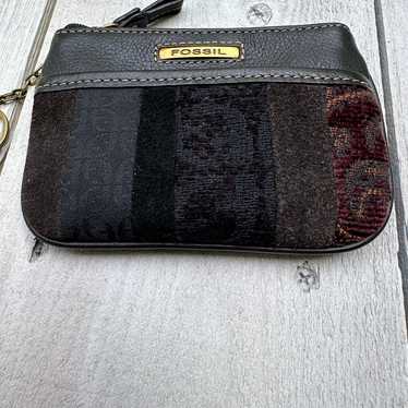 Fossil Y2K 90’s Leather Keychain Coin Pouch Multip