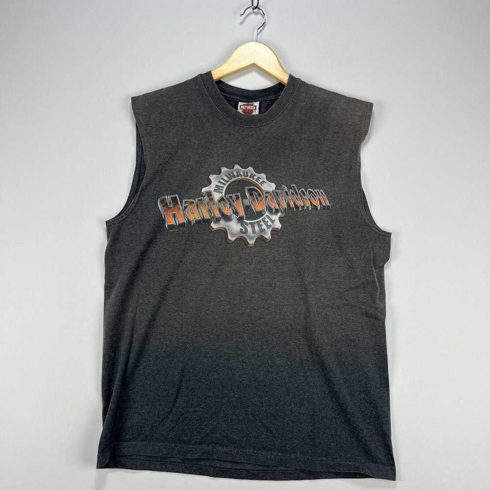 Vintage Vintage Harley Davidson Tanktop Shirt Lar… - image 1