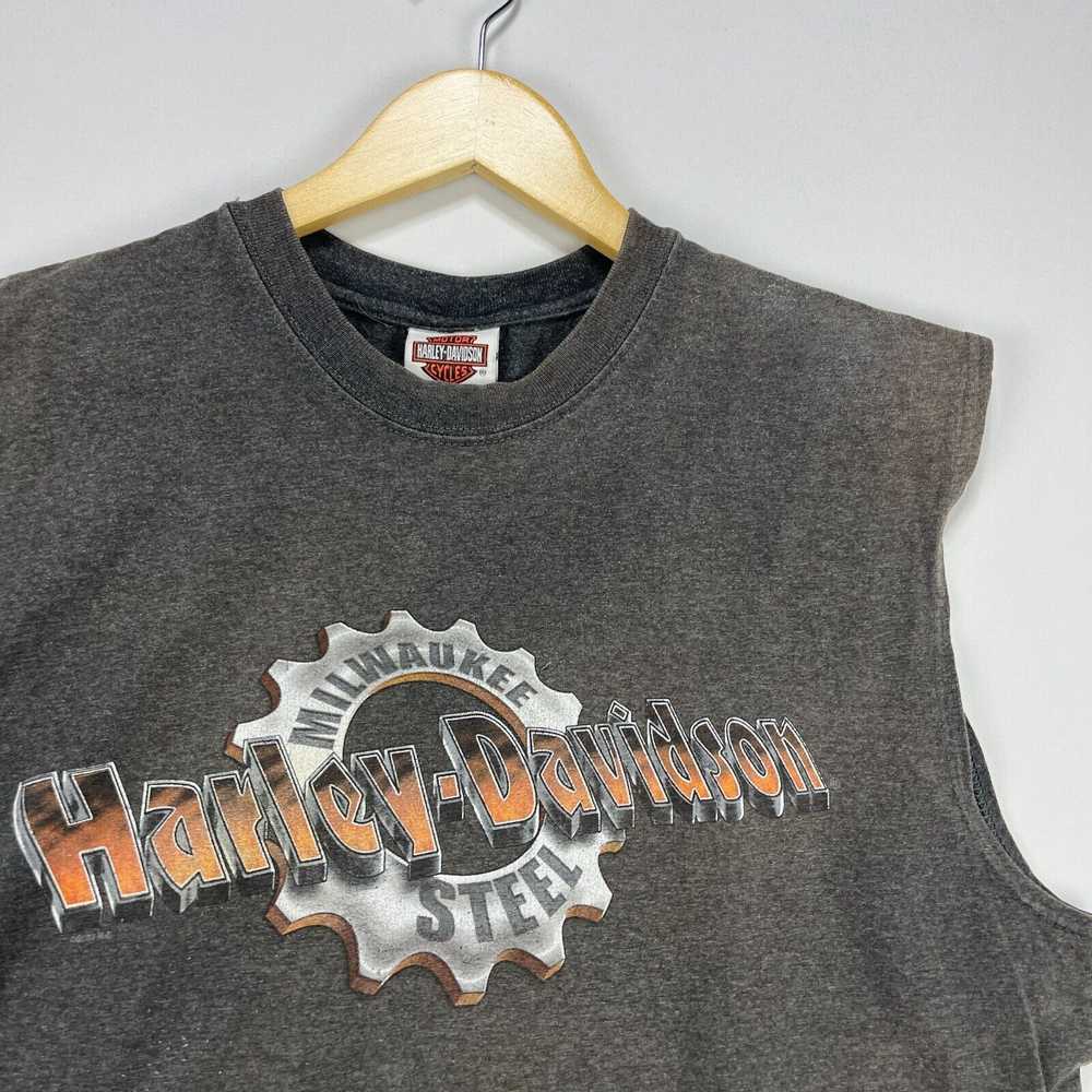 Vintage Vintage Harley Davidson Tanktop Shirt Lar… - image 2