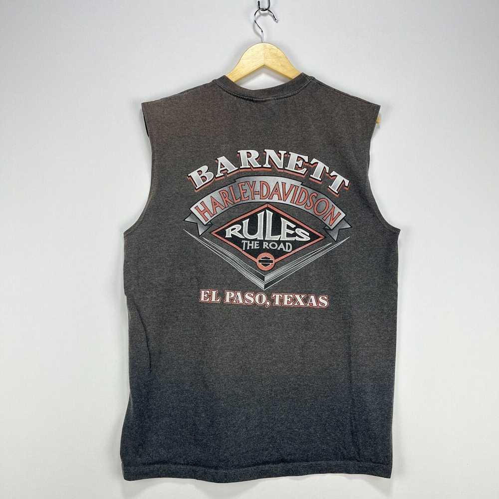 Vintage Vintage Harley Davidson Tanktop Shirt Lar… - image 3