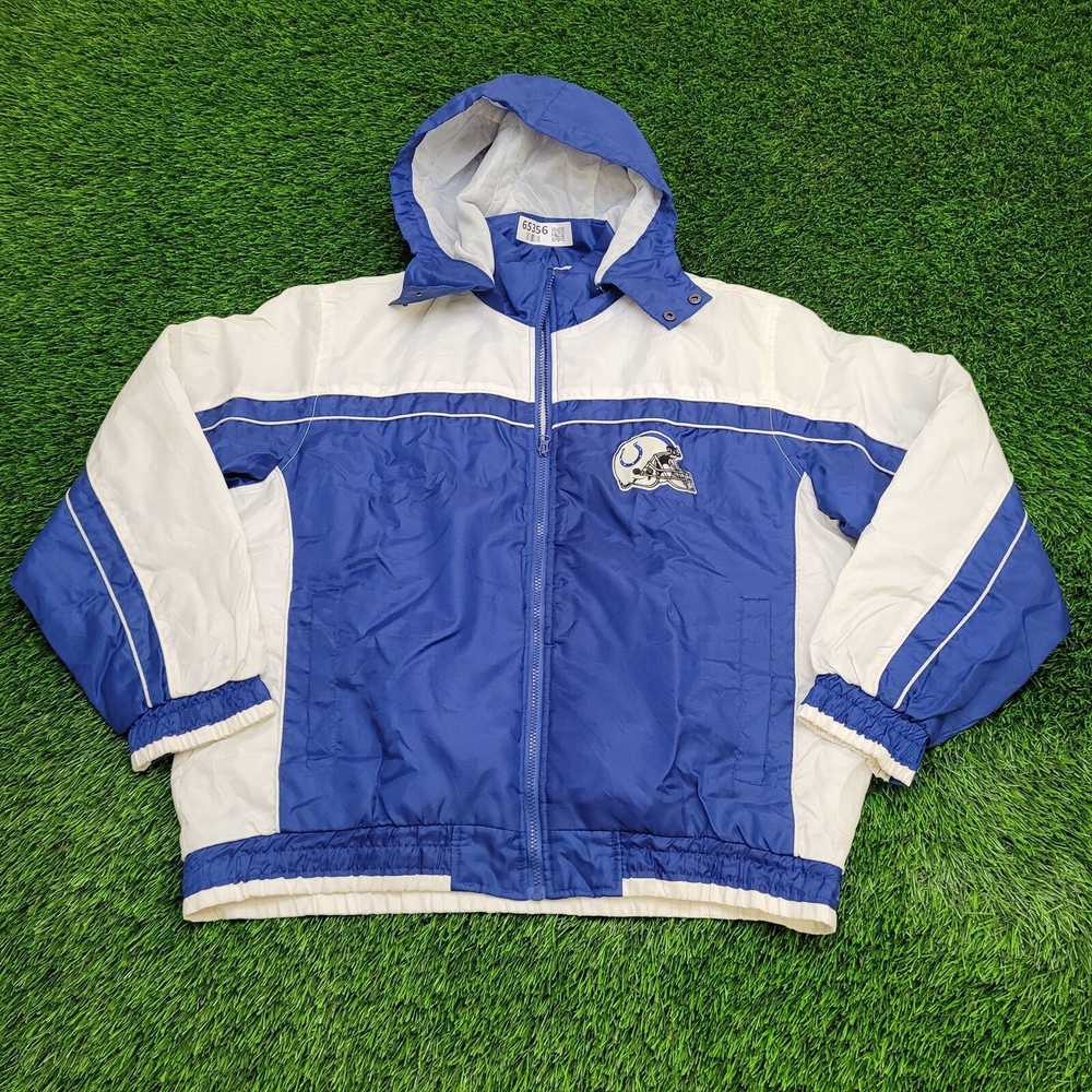 NFL Indianapolis Colts Hooded Jacket Medium 26x27… - image 1