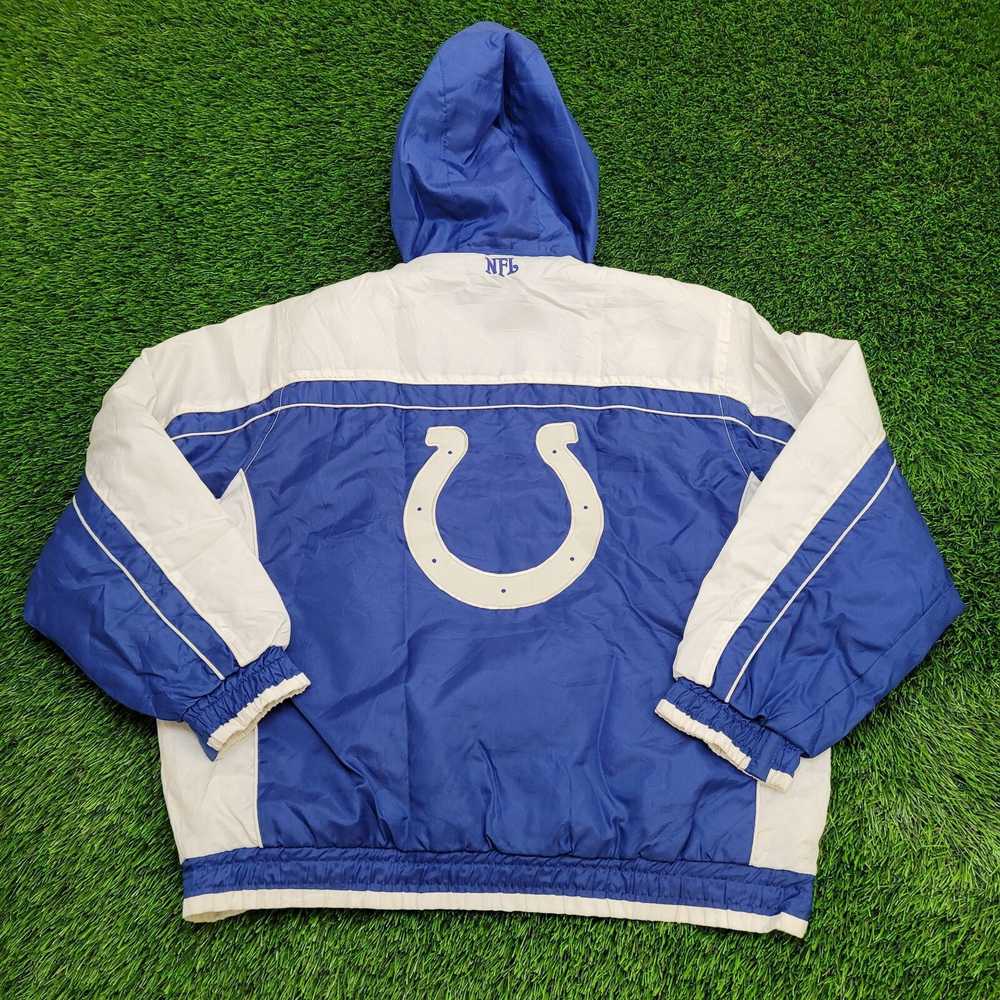 NFL Indianapolis Colts Hooded Jacket Medium 26x27… - image 2