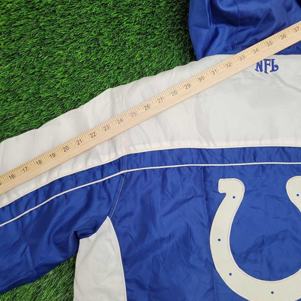 NFL Indianapolis Colts Hooded Jacket Medium 26x27… - image 4