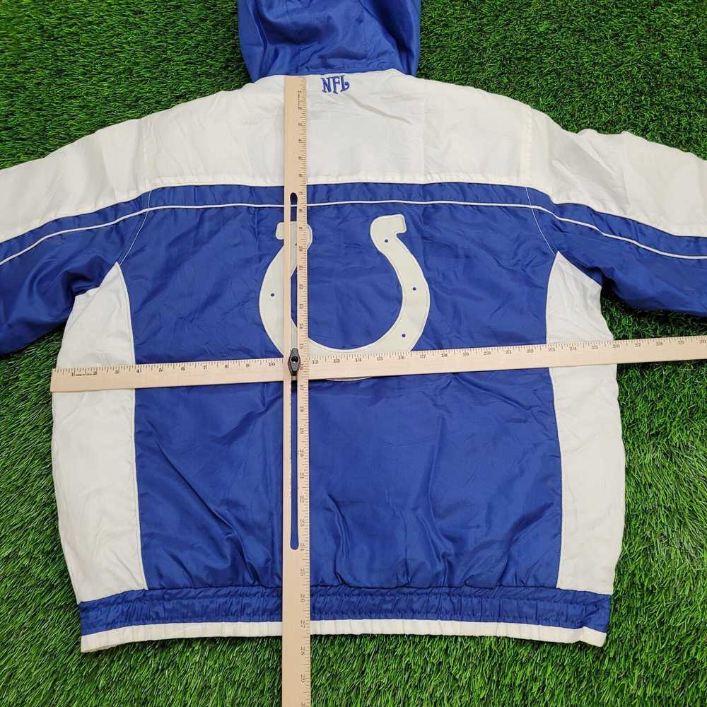 NFL Indianapolis Colts Hooded Jacket Medium 26x27… - image 5