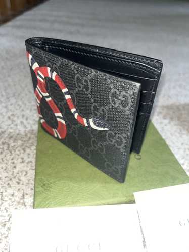 Gucci Gucci Kingsnake Wallet GG Supreme