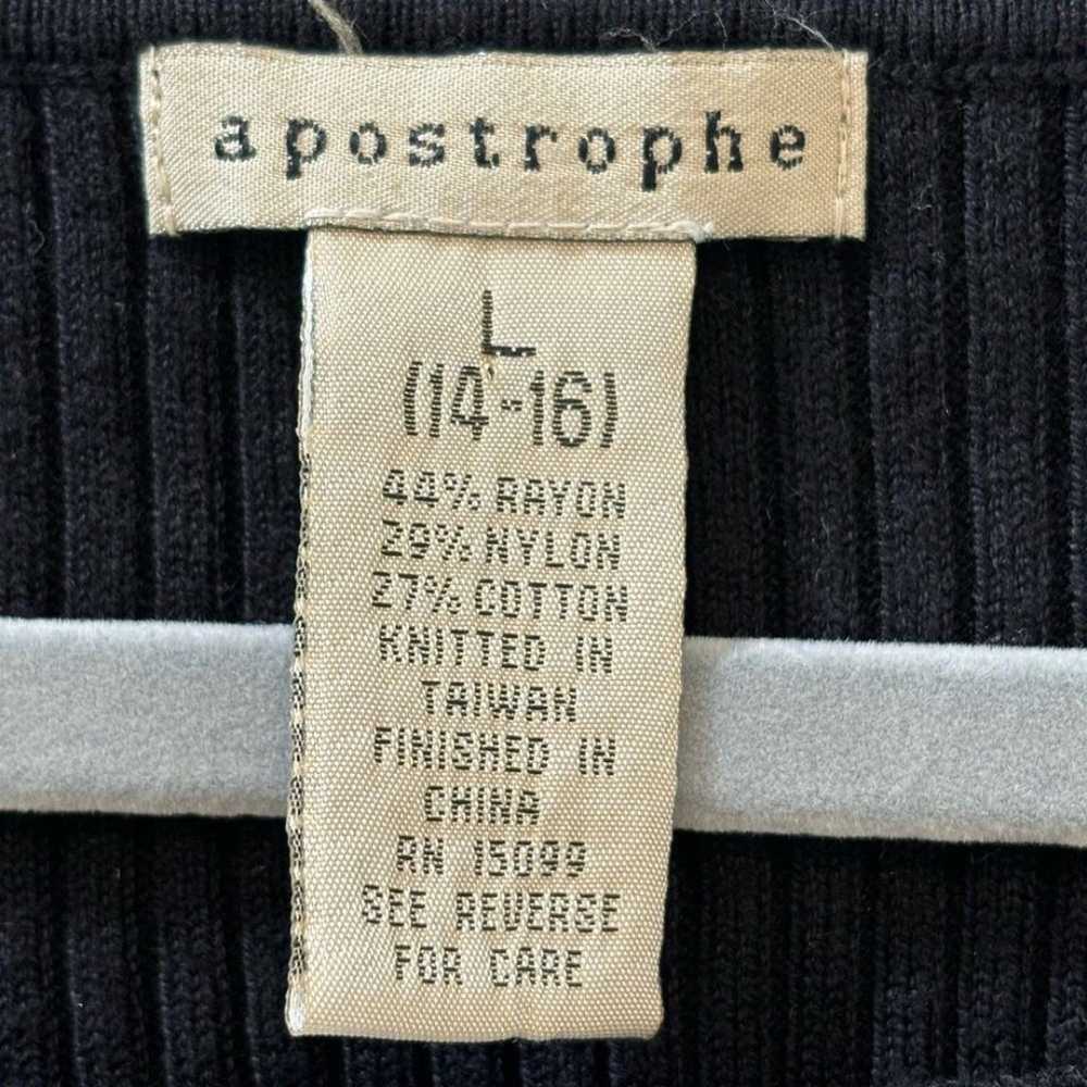 Apostrophe - Black Sweater Vest - image 2