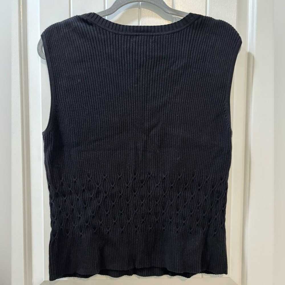 Apostrophe - Black Sweater Vest - image 3