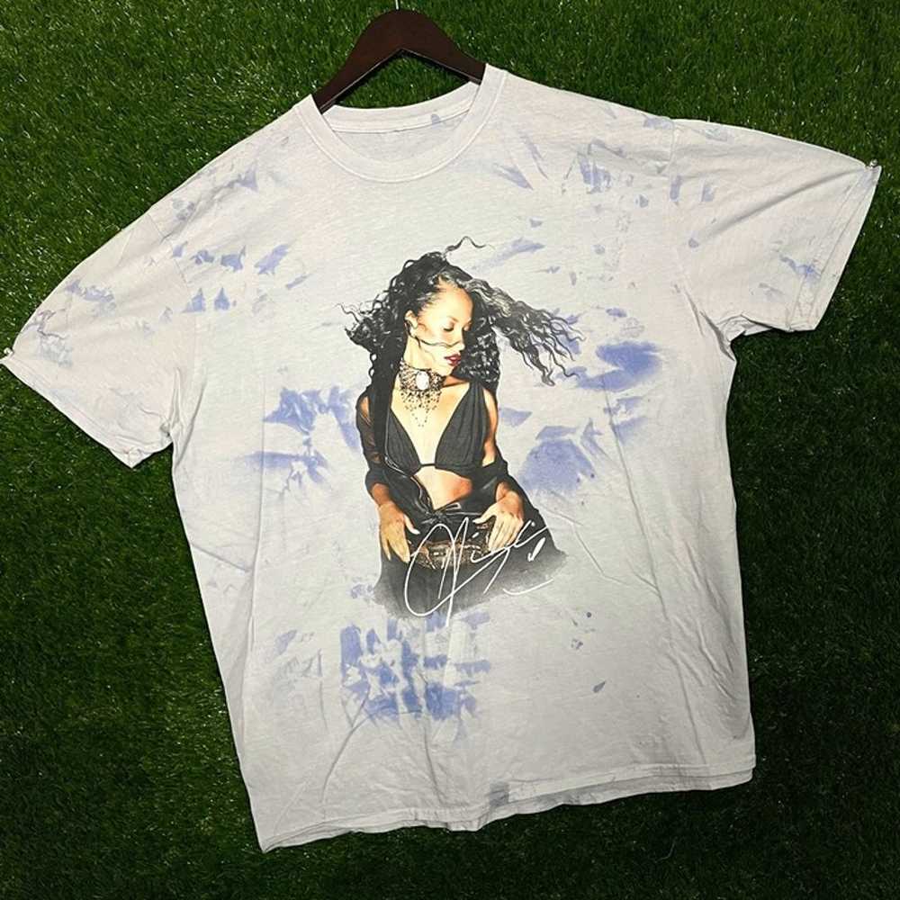 Vintage Aaliyah tie-dye T-shirt size XXL - image 3