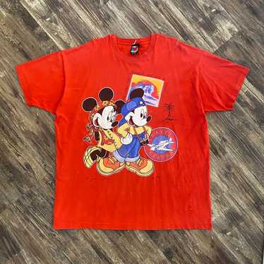 Vintage 1990s Mickey And Minnie Mouse Travel Centr