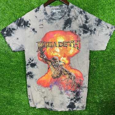 Megadeth tie-dye rock T-shirt size M