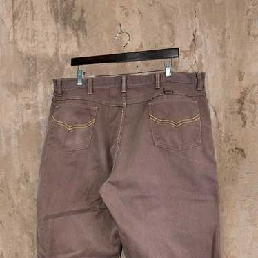 Vintage Maverick Jeans Chocolate Brown Wash Denim 