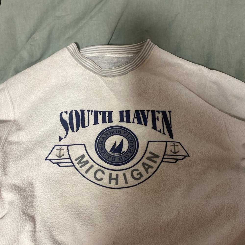 Vintage Reversible South Haven Habor Club Michiga… - image 2