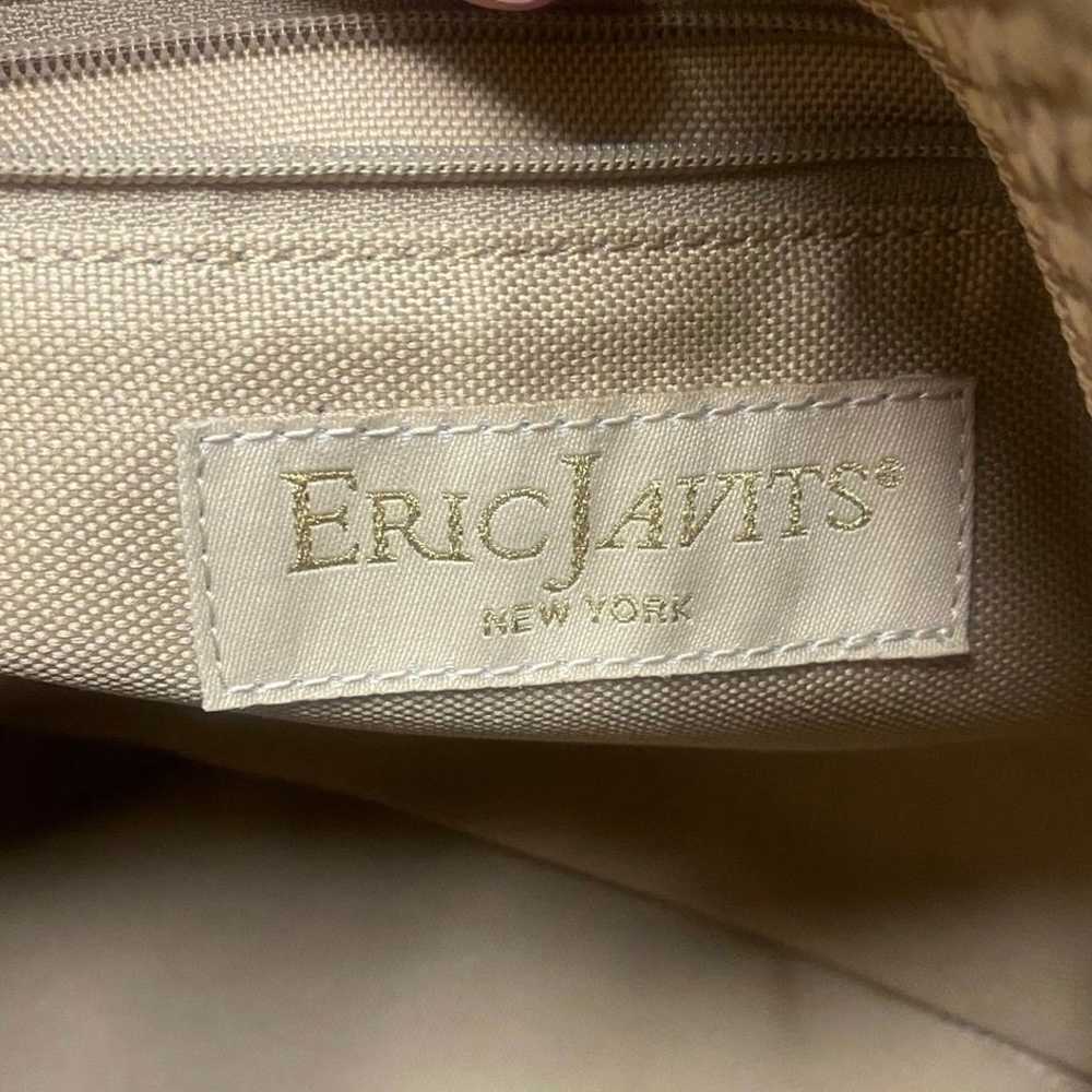 Eric Javits Tan Natural Woven Shoulder Bag Purse - image 6