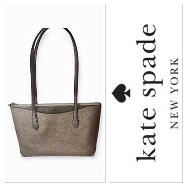 Kate Spade Gold sparkle shoulder bag