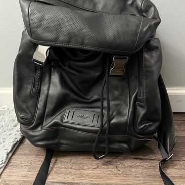 Coach Leather Backpack Original