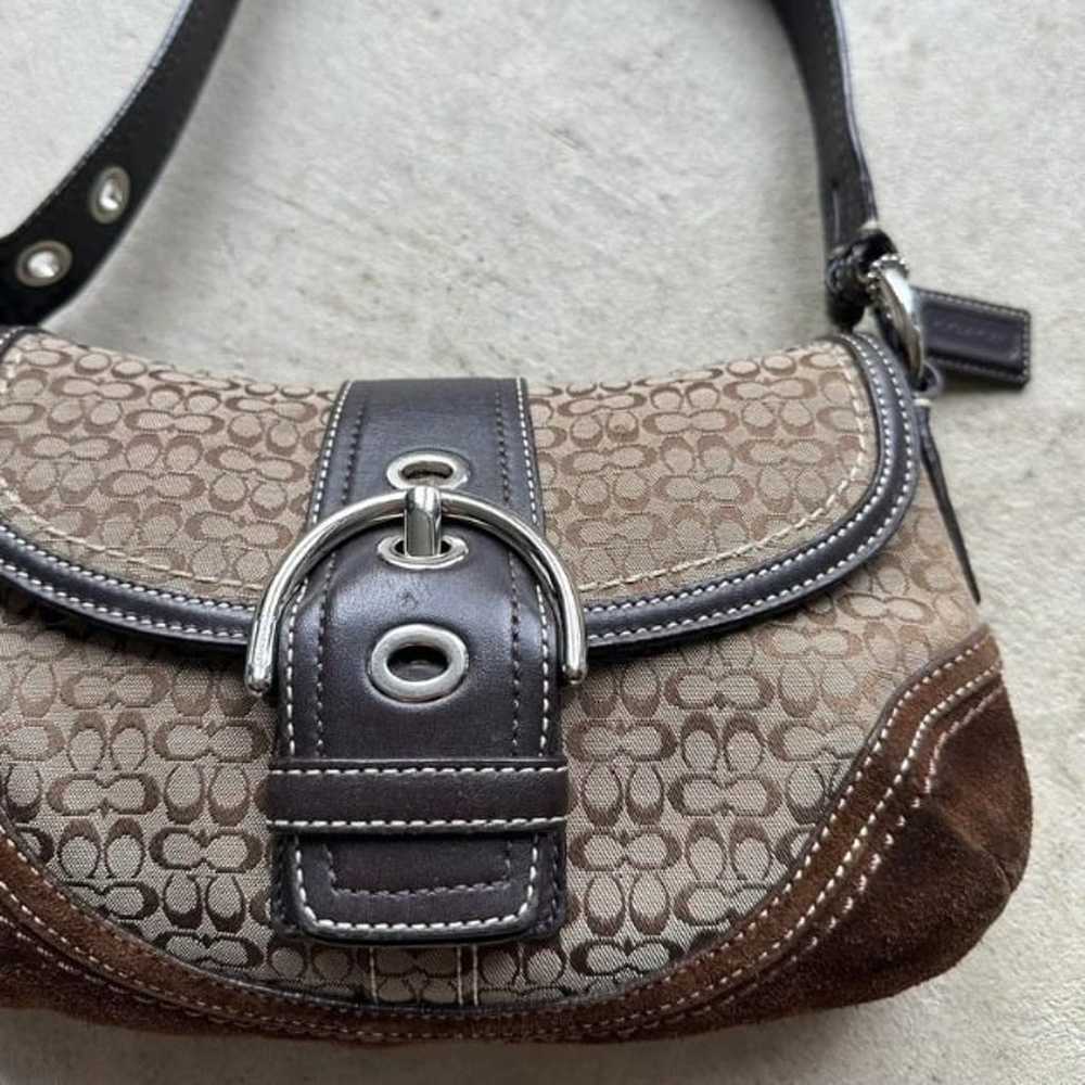 Vintage Y2K Coach Brown Mini Soho Shoulder Bag - image 4