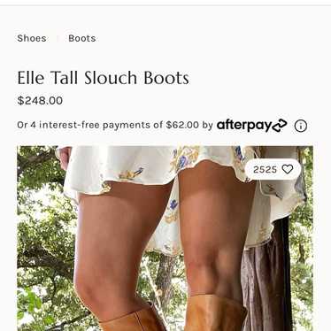 Free People Elle tall leather boots