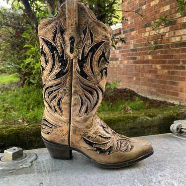 Corral Amarillo Cowboy Western Boots Size 8.5