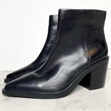 Vince Camuto Rinvalla Black Ankle Boots Pointed To