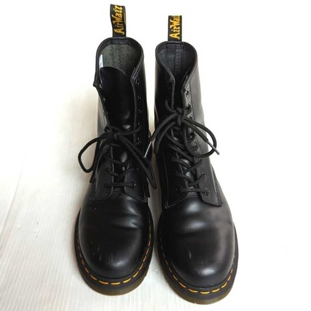 DOC MARTENS 1460 smooth black lace-up combat boot… - image 2