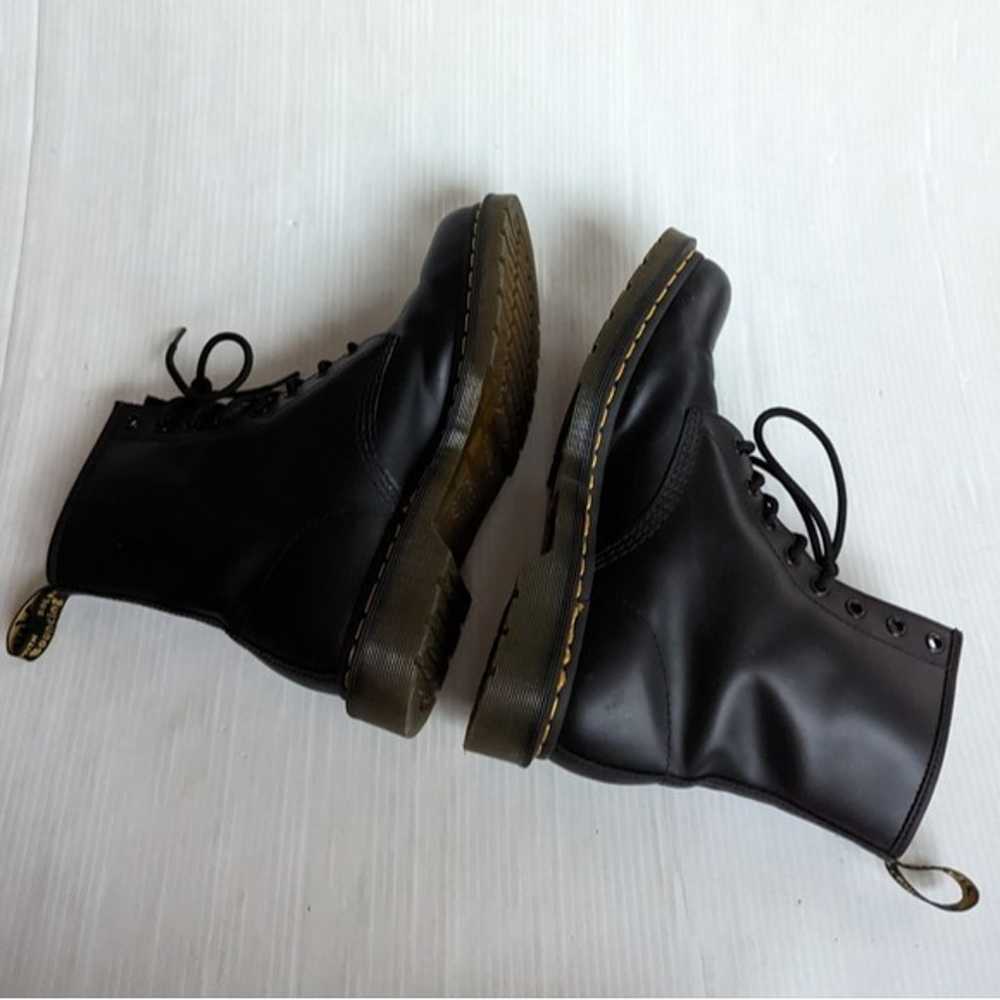 DOC MARTENS 1460 smooth black lace-up combat boot… - image 3