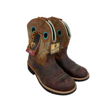 NWT Ariat Fatbaby Cowgirl Boots Sheila Brown Leath