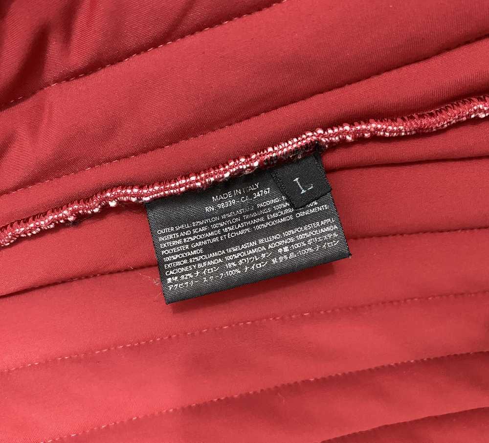 Prada × Vintage Prada Nylon Jacket Scarf Dark Red… - image 10