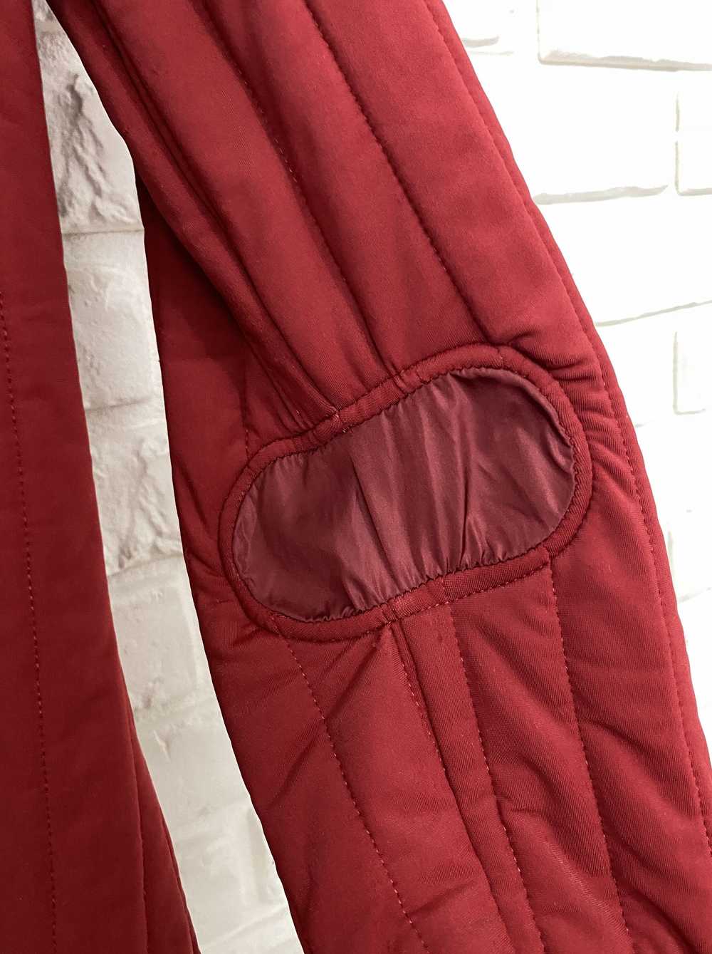 Prada × Vintage Prada Nylon Jacket Scarf Dark Red… - image 6