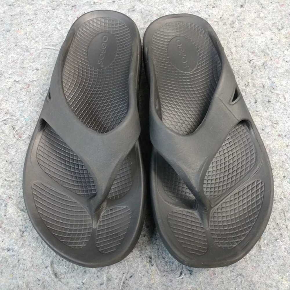 OOFOS Flip Flops Thong Sandals Womens 7 Recovery … - image 8