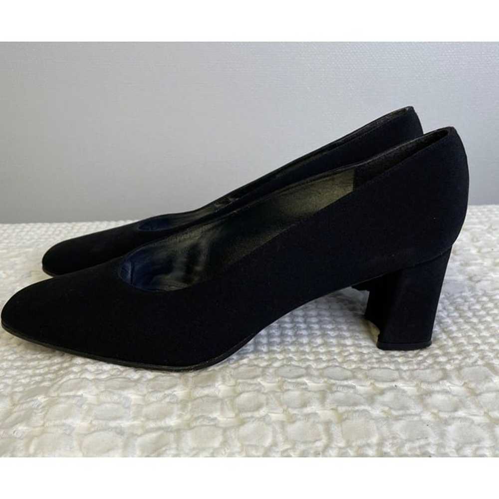 Stuart Weitzman Women's Black Fabric Shoes/Pump/H… - image 3