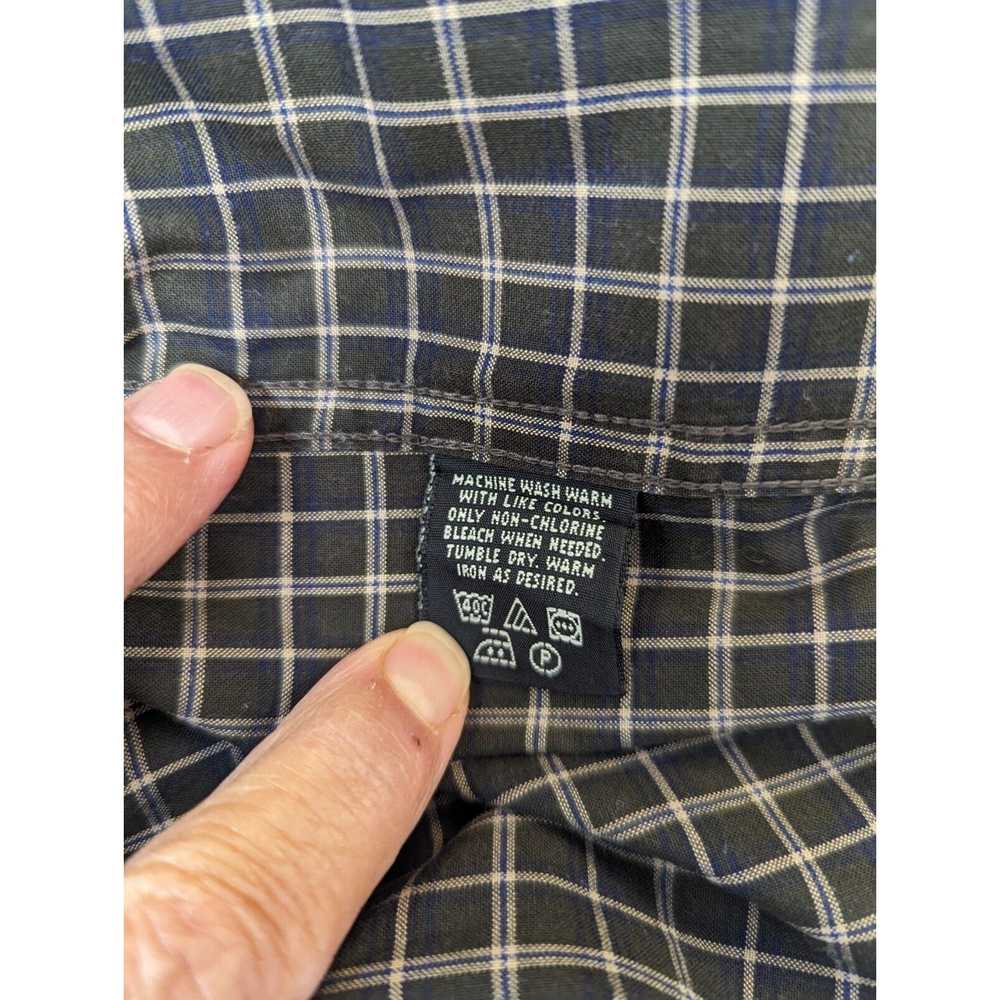 Two XL Eddie Bauer Button Down Shirts Plaid Check… - image 10