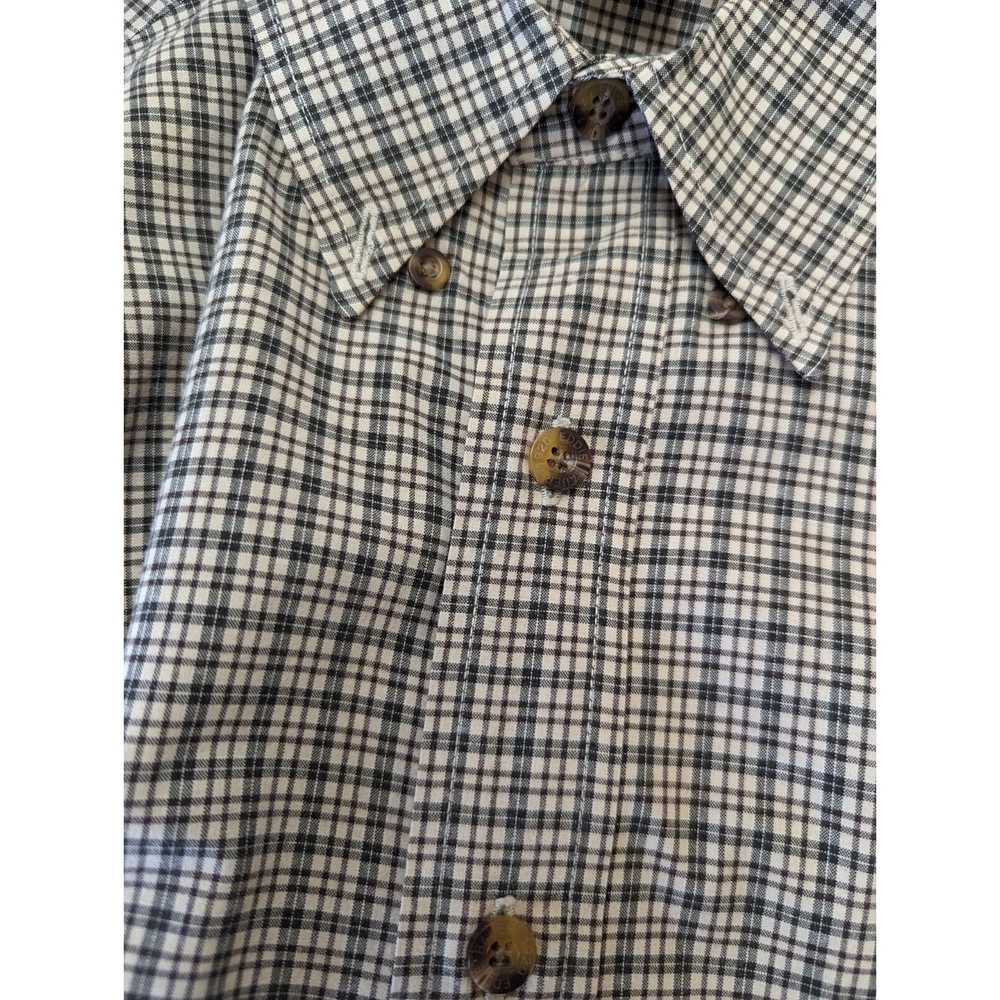 Two XL Eddie Bauer Button Down Shirts Plaid Check… - image 3