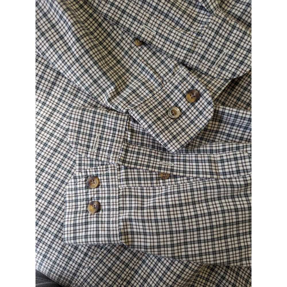 Two XL Eddie Bauer Button Down Shirts Plaid Check… - image 4