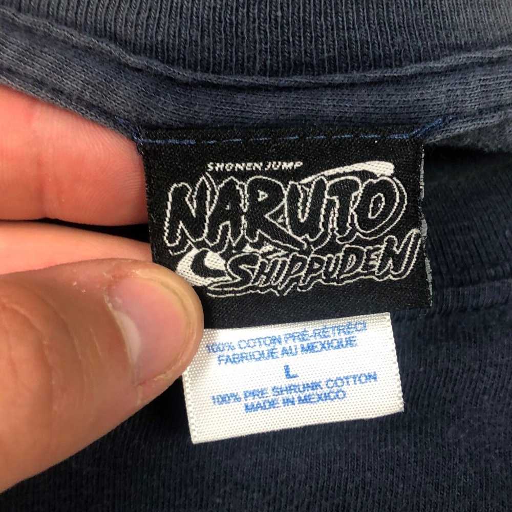 Tee Shirt 2002 Naruto Shippuden Cast Logo Faded S… - image 4