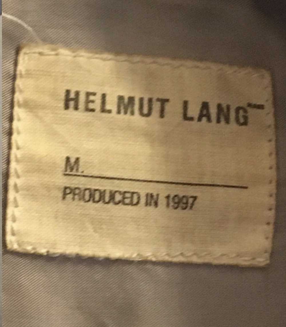 Helmut Lang Helmut lang 1997 High neck leather bo… - image 4