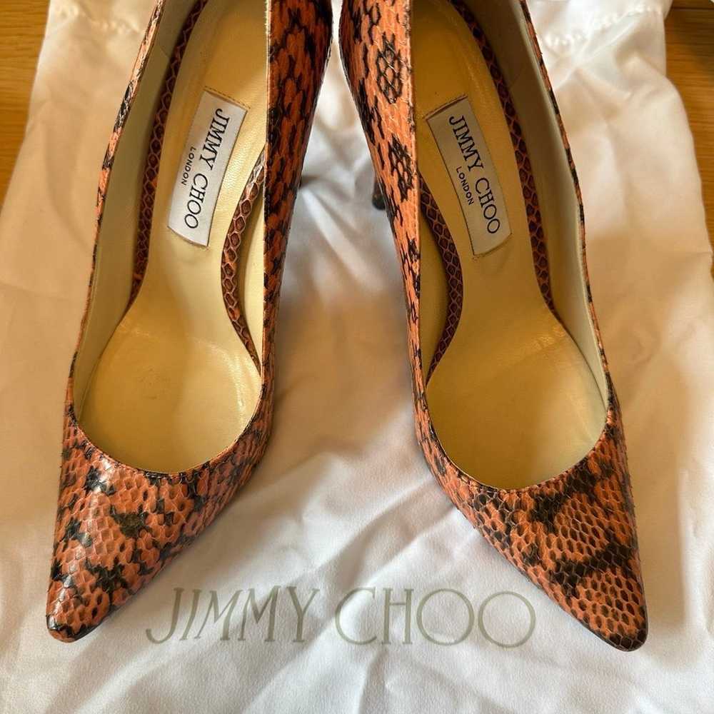 Jimmy Choo heeled Romy 100 pumps - image 2